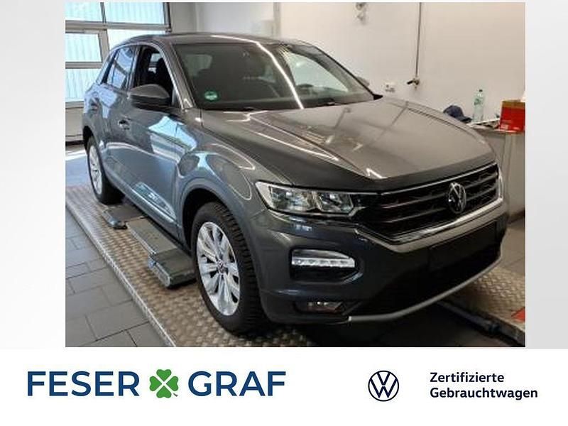 Indiumgrau metallic Gebraucht 2021 VW T-Roc Sportline SUV | 20.908 € (Superpreis) - Bild 1/2