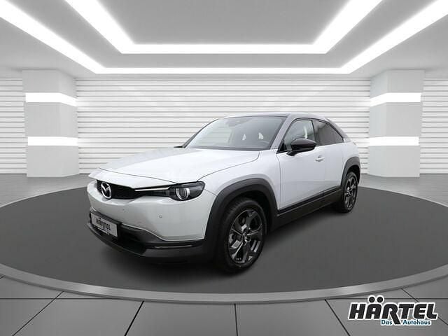 Gebraucht Mazda MX30 106 kW (145 PS) 2021 Mondsteinweiss (white), metallic SUV
