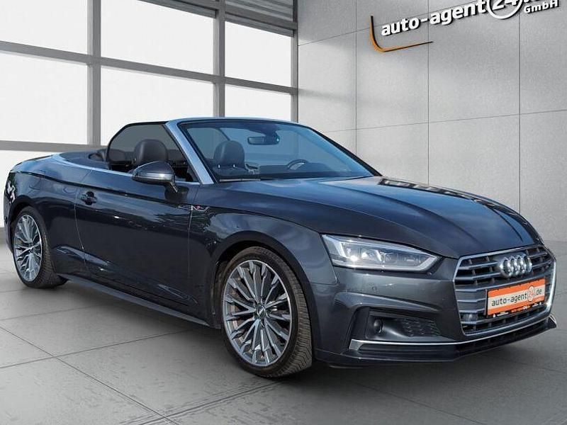 Manhattangrau metallic Gebraucht 2018 Audi A5 Cabriolet S-Line Cabrio | 24.990 € (Guter Preis) - Bild 1/4