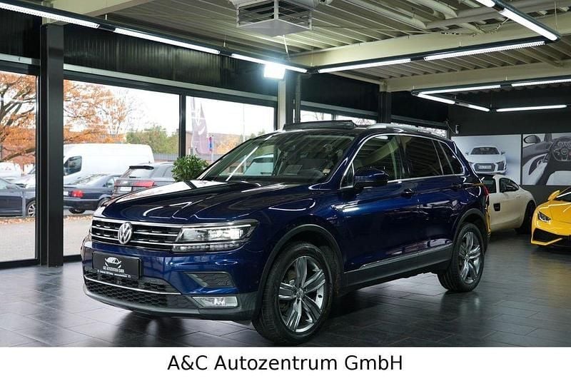 Blau Gebraucht 2017 VW Tiguan R-line SUV | 19.990 € (Superpreis) - Bild 1/4