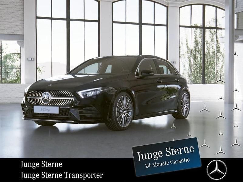 Schwarz Gebraucht 2023 Mercedes A250 AMG Limousine | 25.660 € (Superpreis) - Bild 1/3