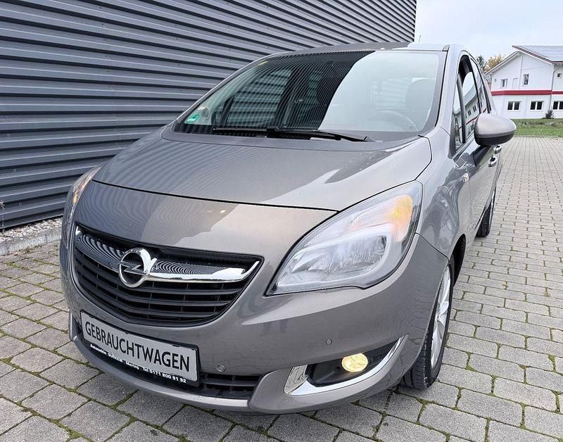 Muskatgrau/pepperdust Gebraucht 2015 Opel Meriva Style Van / Kleinbus | 6.490 € (Fairer Preis) - Bild 1/4