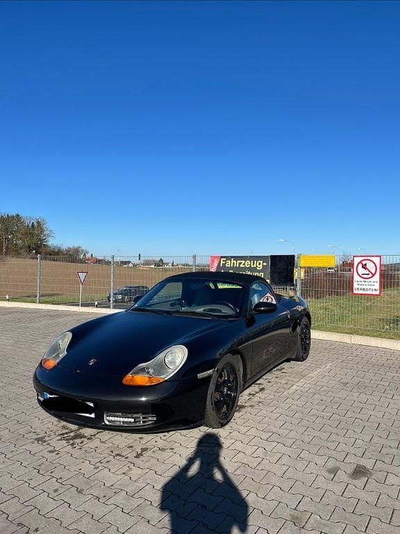 Gebraucht Porsche Boxster 220 PS (161 kW) 2001 Schwarz Cabrio