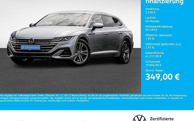 Silber Gebraucht 2024 VW Arteon R-line Limousine | 42.299 € (Fairer Preis) - Bild 1/4