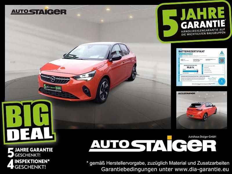 Power orange Gebraucht 2022 Opel Corsa-e Elegance Kleinwagen | 15.990 € (Fairer Preis) - Bild 1/3