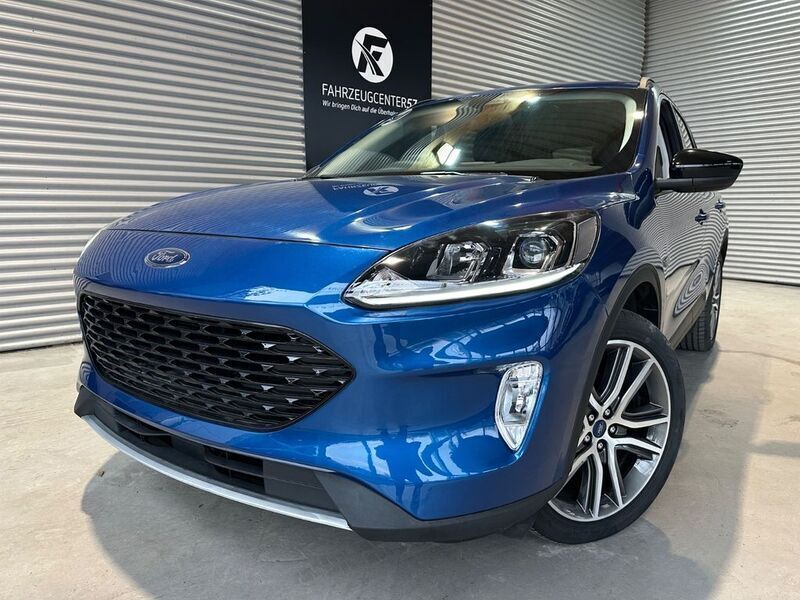 Blau Gebraucht 2022 Ford Kuga SUV | 22.700 € - Bild 1/4