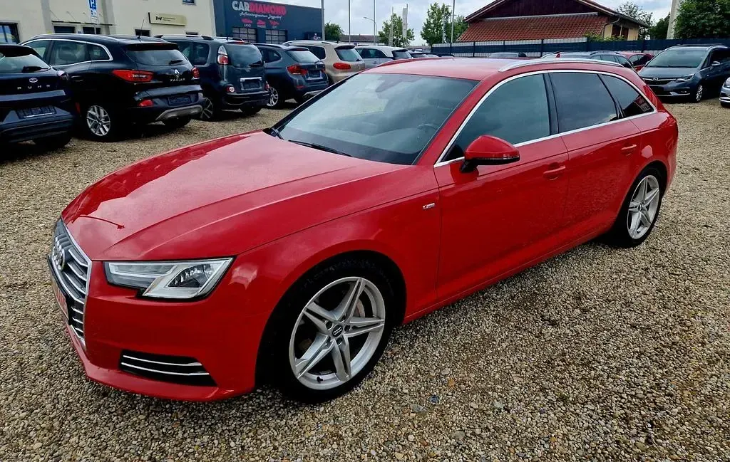 Gebraucht Audi A4 S-line plus 190 PS (139 kW) 2017 Rot Kombi