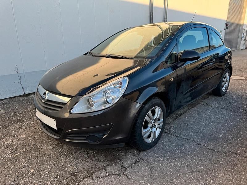 Gebraucht Opel Corsa 2007 Schwarz Kleinwagen