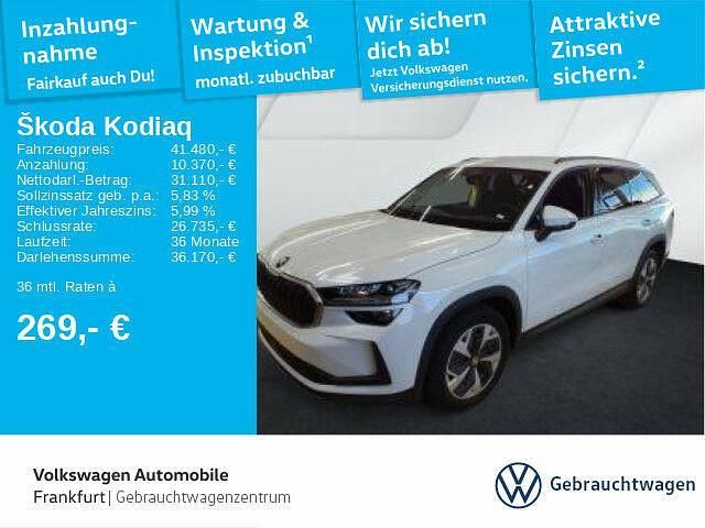 Gebraucht Skoda Kodiaq Selection 193 PS (141 kW) 2024 Moonweiss metallic SUV