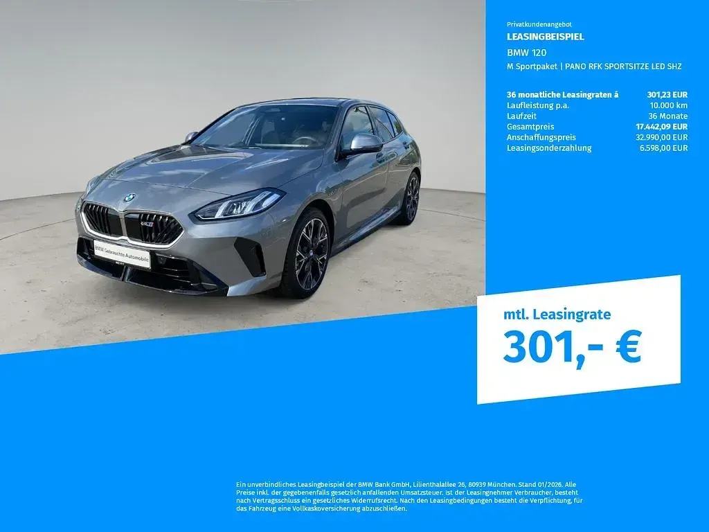 Gebraucht BMW 120 M Sport 170 PS (125 kW) 2026 Silber Kleinwagen