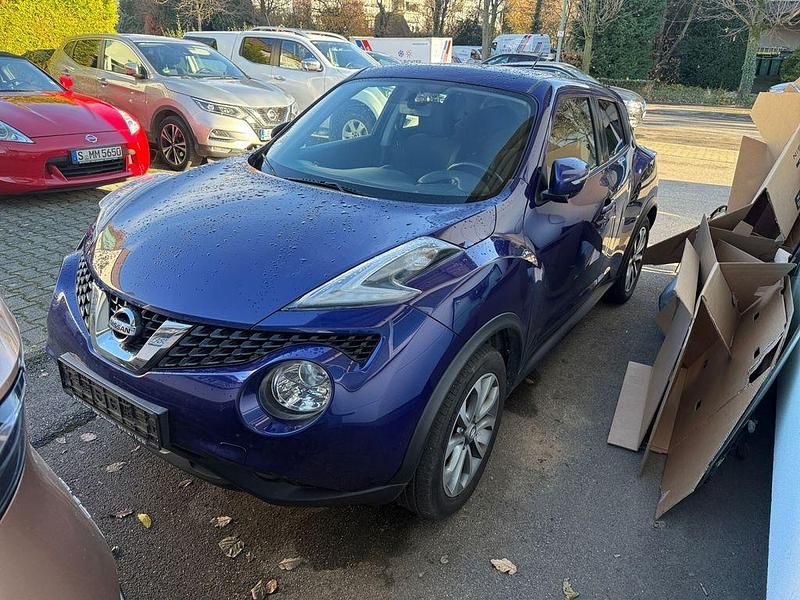 Blau Gebraucht 2015 Nissan Juke Acenta SUV | 7.990 € (Fairer Preis) - Bild 1/4