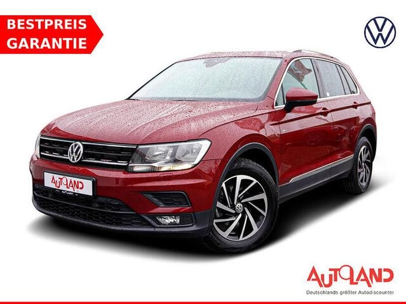 Rot Gebraucht 2018 VW Tiguan Join SUV | 19.990 € (Teuer) - Bild 1/4
