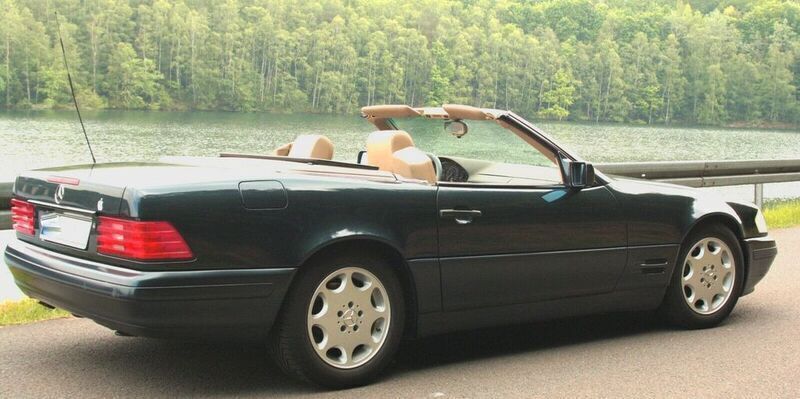 Gebraucht Mercedes SL280 193 PS (141 kW) 1996 Schwarz Cabrio