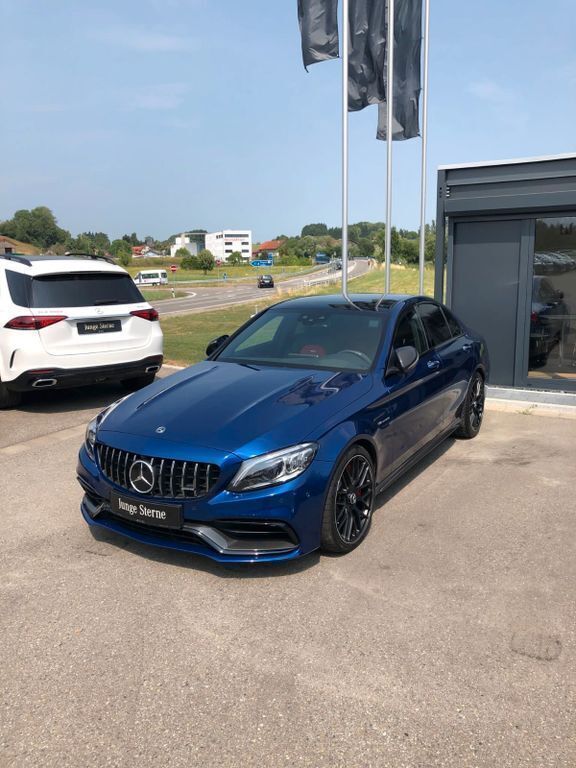 Blau Gebraucht 2019 Mercedes C63S AMG AMG Limousine | 72.000 € (Teuer) - Bild 1/4