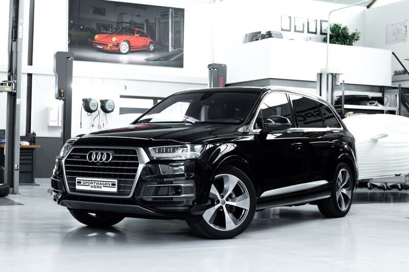 Orcaschwarz metallic Gebraucht 2015 Audi Q7 Sport SUV | 39.890 € - Bild 1/4