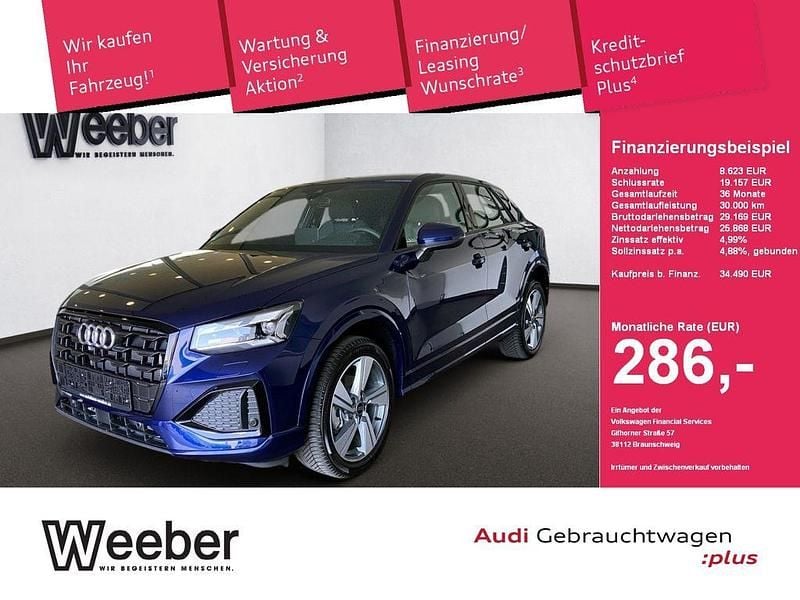 Navarrablau metallic Neu 2025 Audi Q2 Advanced Plus SUV | 34.490 € (Guter Preis) - Bild 1/4