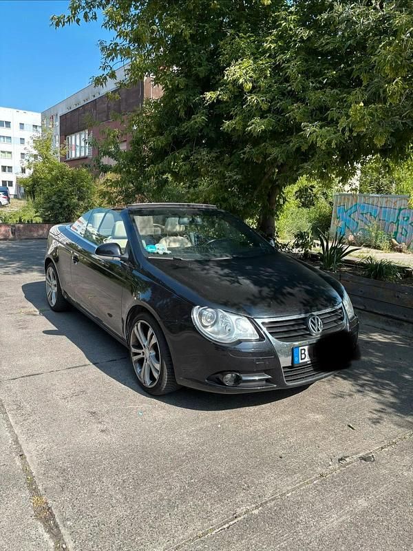 Schwarz Gebraucht 2007 VW Eos Cabrio | 2.900 € (Superpreis) - Bild 1/4