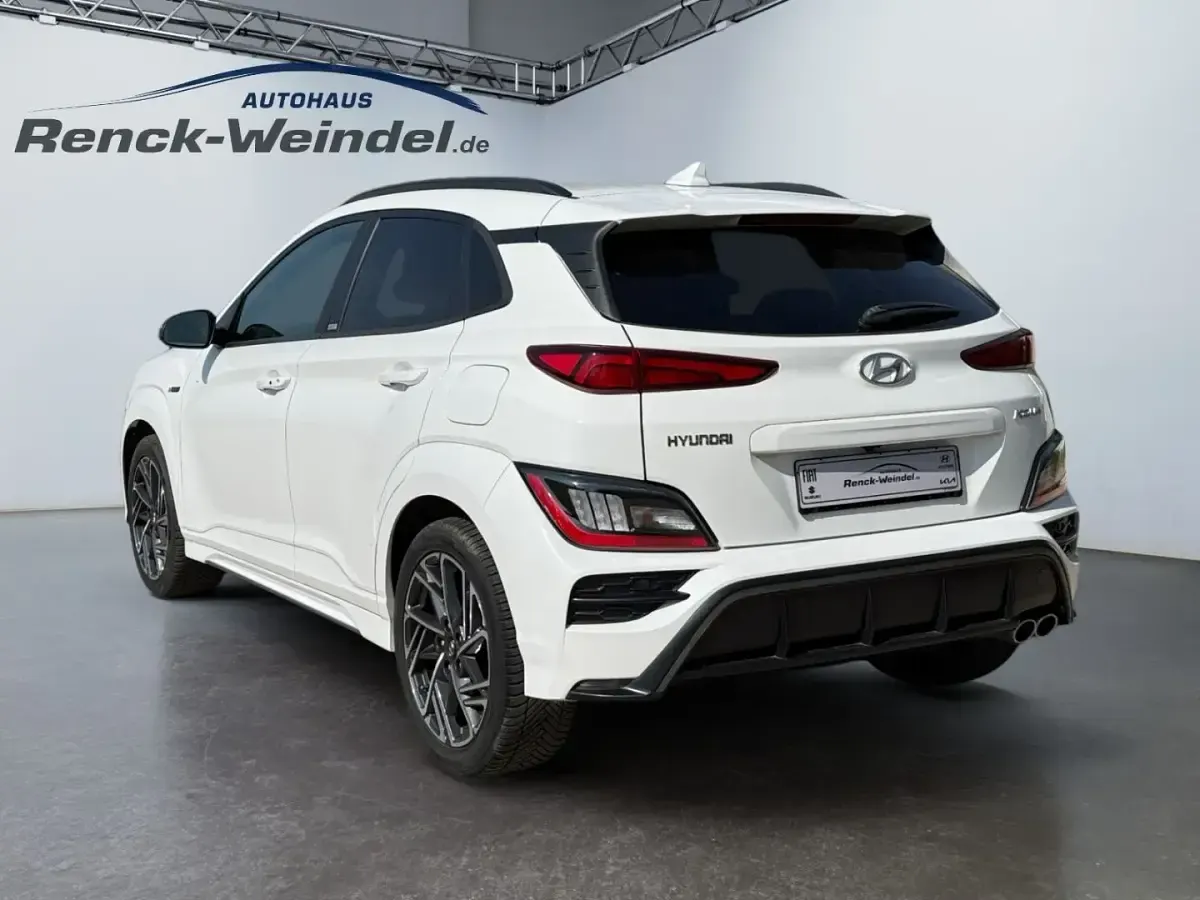 Gebraucht Hyundai Kona N Line 199 PS (146 kW) 2021 Weiß SUV