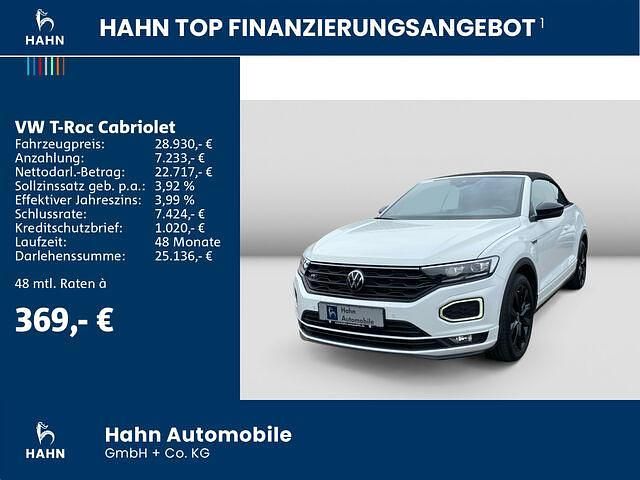 Gebraucht VW T-Roc Cabriolet R-line 150 PS (110 kW) 2022 Pure white Cabrio