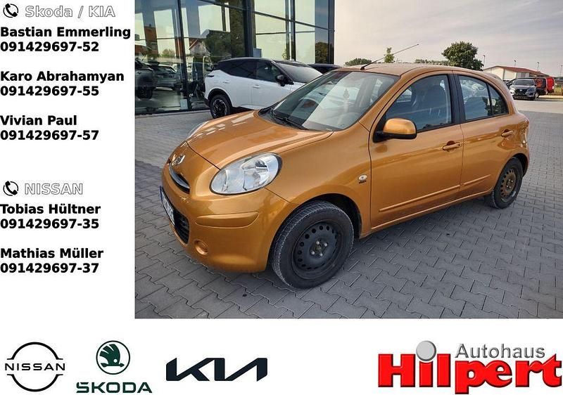 Orange Gebraucht 2011 Nissan Micra Acenta Kleinwagen | 4.690 € (Etwas zu teuer) - Bild 1/4