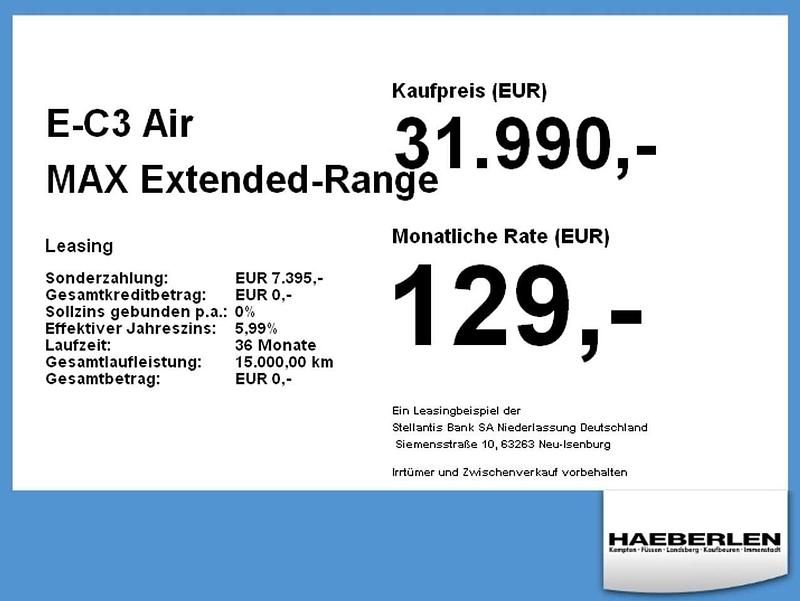 Neu Citroën e-C3 83 kW (113 PS) 2026 Farbe grau mercure/typ aussenv Limousine