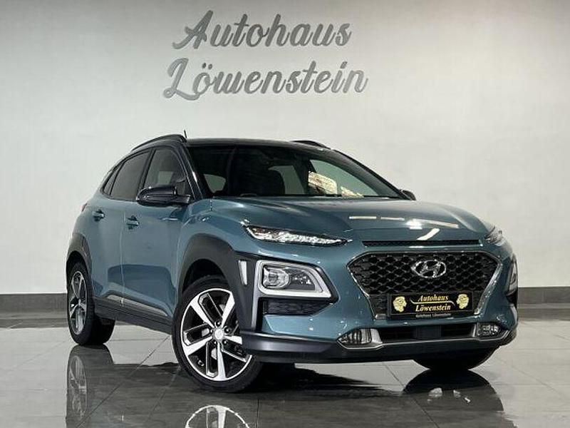 Blau Gebraucht 2018 Hyundai Kona Premium SUV | 16.480 € (Fairer Preis) - Bild 1/4