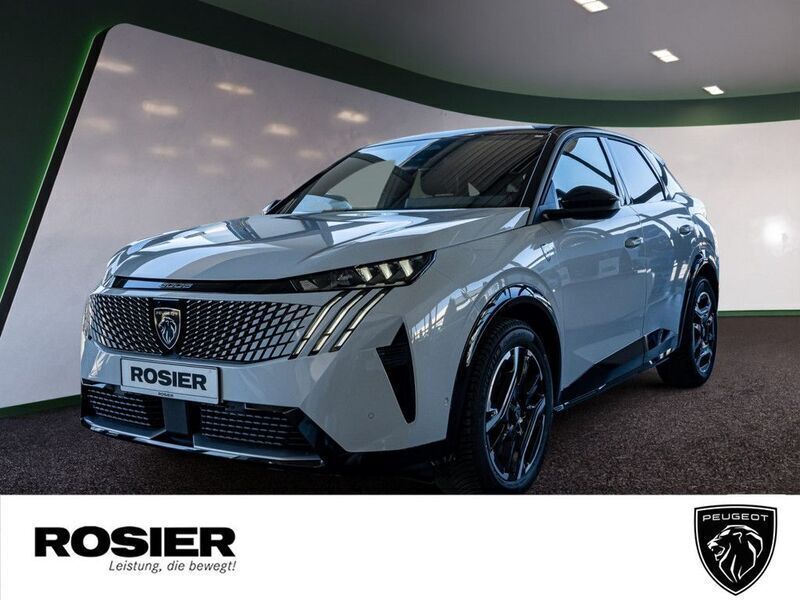 Weiss / okenit weiss Gebraucht 2025 Peugeot e-3008 GT SUV | 53.447 € (Fairer Preis) - Bild 1/4