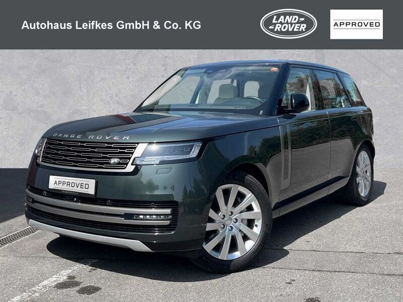Grün (metallic) Gebraucht 2022 Land Rover Range Rover SE SUV | 109.900 € - Bild 1/4
