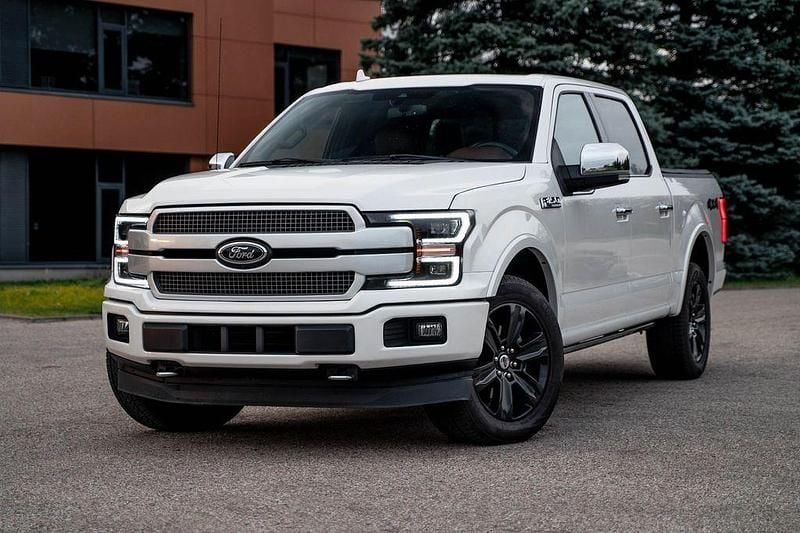 Weiß platinum metallic tricoa Gebraucht 2019 Ford F-150 Platinum Abholung | 47.500 € (Superpreis) - Bild 1/4