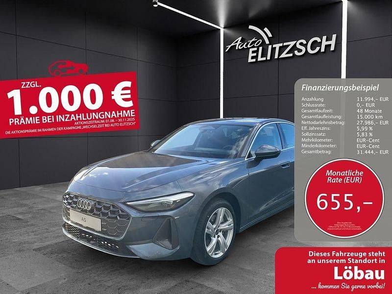 Horizontblau metallic Gebraucht 2025 Audi A5 Sport Coupé | 39.980 € (Superpreis) - Bild 1/3