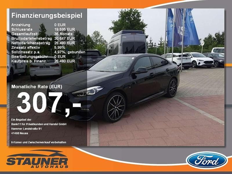 Black sapphire metallic Gebraucht 2023 BMW 218 M Sport Coupé | 26.480 € (Guter Preis) - Bild 1/4