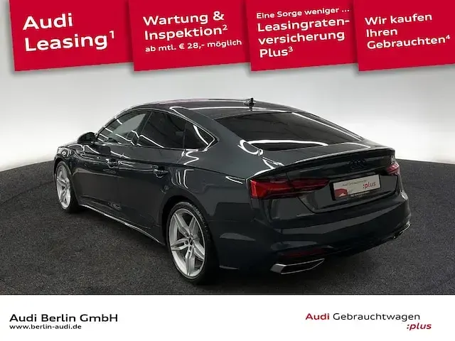 Gebraucht Audi A5 Sportback Ambiente 163 PS (119 kW) 2022 Manhattangrau metallic Kleinwagen