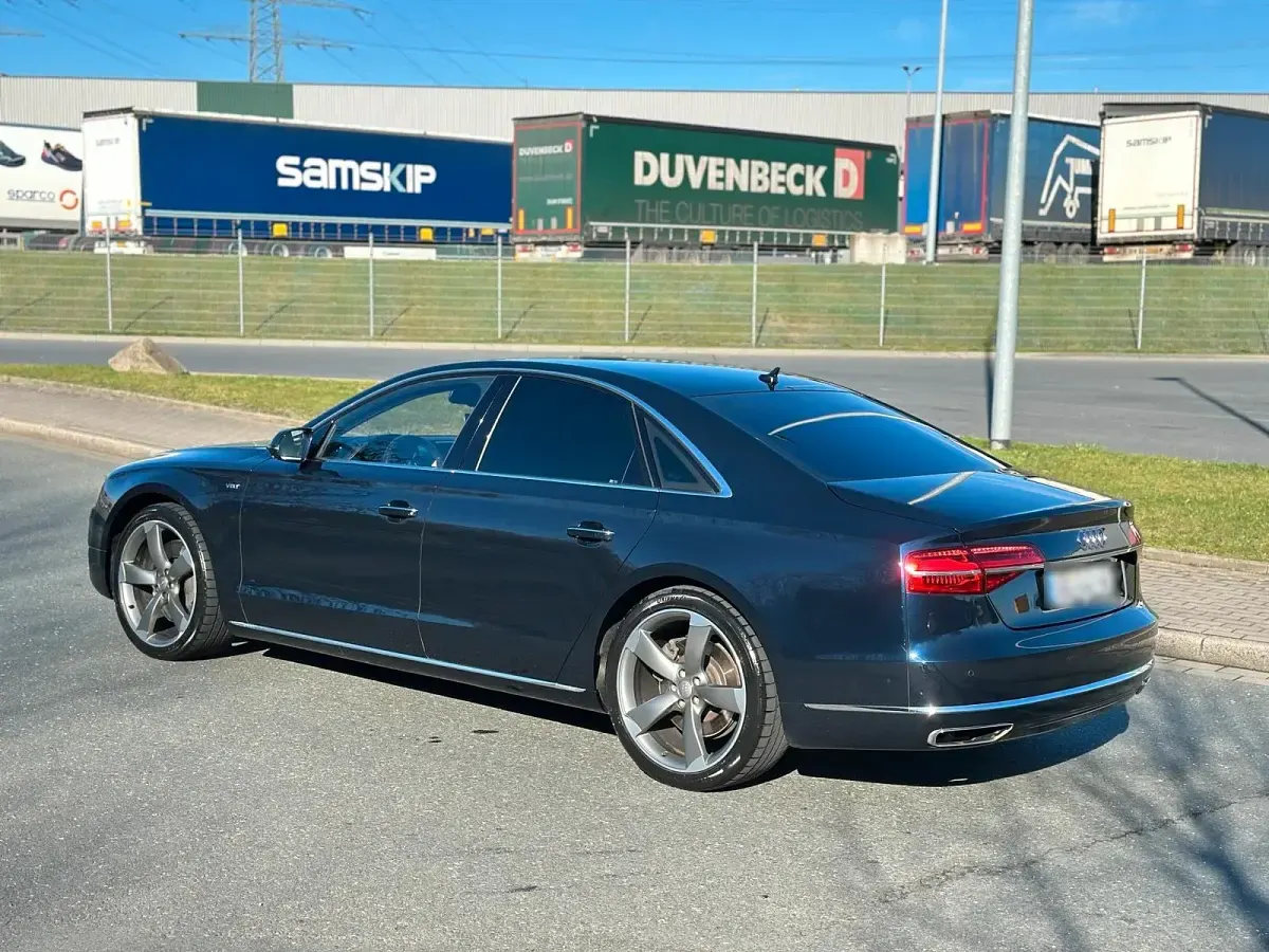 Brugt Audi A8 385 HK (283 kW) 2014 Blå Sedan