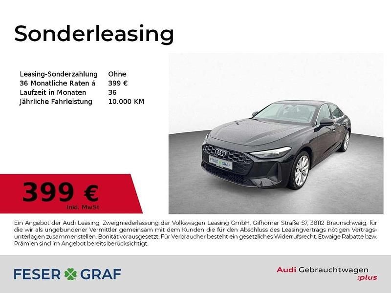 Mythosschwarz metallic Gebraucht 2025 Audi A5 Business Coupé | 44.890 € (Fairer Preis) - Bild 1/4