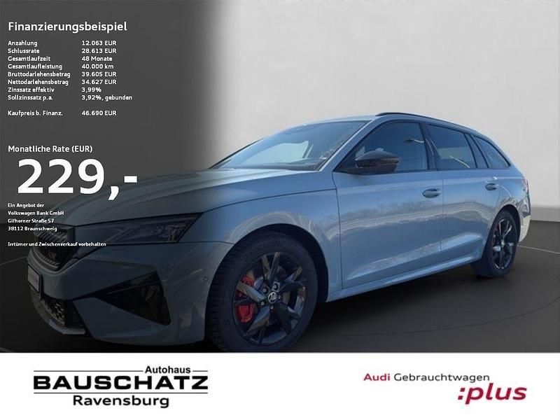 Grau Gebraucht 2025 Skoda Octavia RS Kombi | 46.690 € (Etwas zu teuer) - Bild 1/4