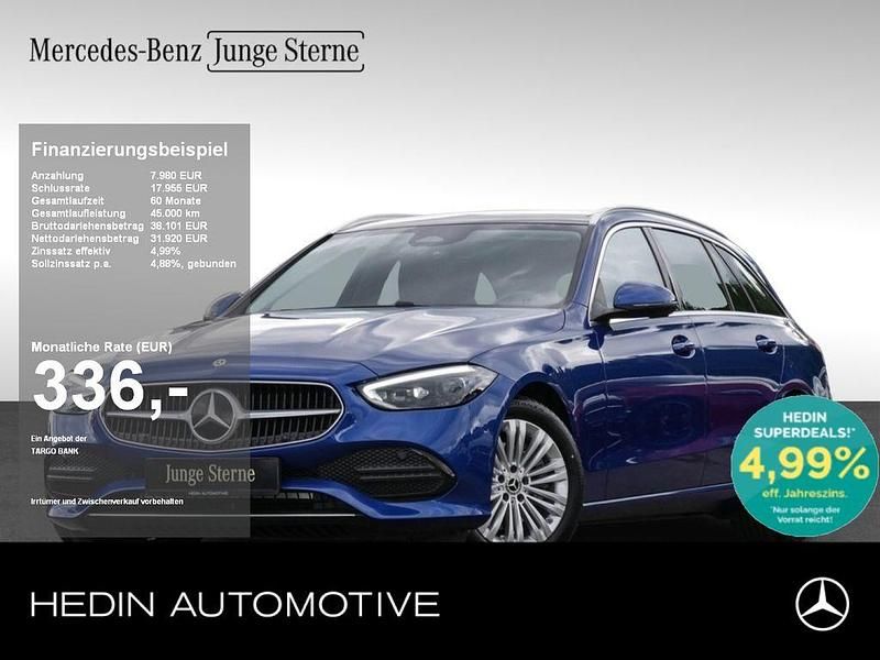 Blau Gebraucht 2024 Mercedes C200 Avantgarde Kombi | 39.900 € (Fairer Preis) - Bild 1/4