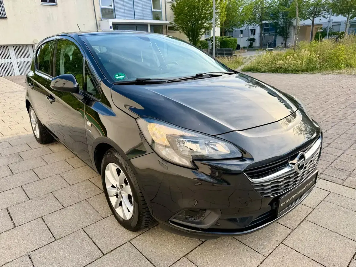 Gebraucht Opel Corsa drive 69 PS (50 kW) 2016 Schwarz Kleinwagen