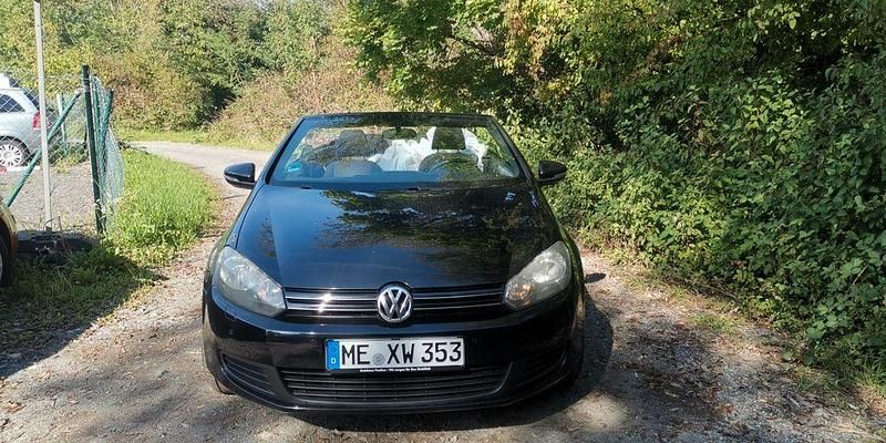 Schwarz Gebraucht 2012 VW Golf Cabriolet Cabrio | 6.200 € (Fairer Preis) - Bild 1/4