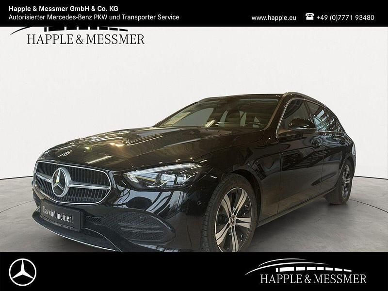 Lack obsidianschwarz (metallic) Gebraucht 2023 Mercedes C180 Avantgarde Kombi | 32.900 € (Fairer Preis) - Bild 1/4