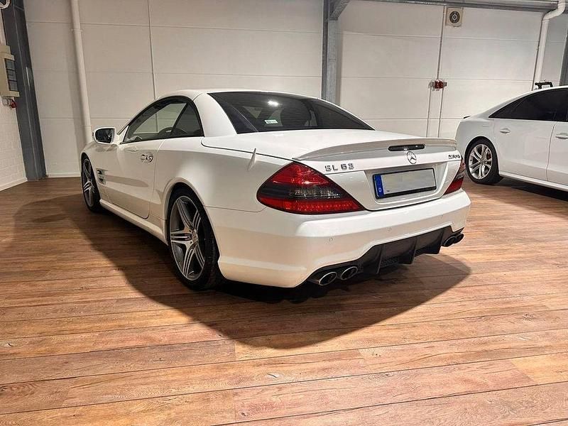 Gebraucht Mercedes SL63 AMG AMG 525 PS (386 kW) 2008 Weiß Cabrio