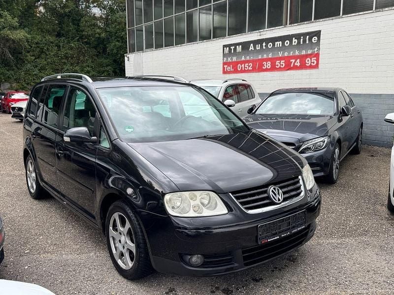 Schwarz Gebraucht 2003 VW Touran Highline Van / Kleinbus | 1.100 € (Superpreis) - Bild 1/4