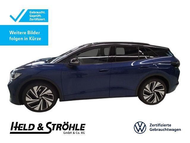 Blue dusk metallic (metallic) Gebraucht 2024 VW ID.4 GTX SUV | 44.970 € (Superpreis) - Bild 1/3