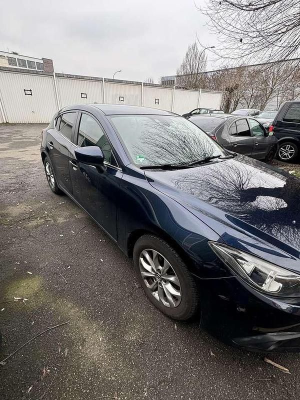 Gebraucht Mazda 3 Center-Line 150 PS (110 kW) 2014 Mitternachtsblau metallic Kleinwagen