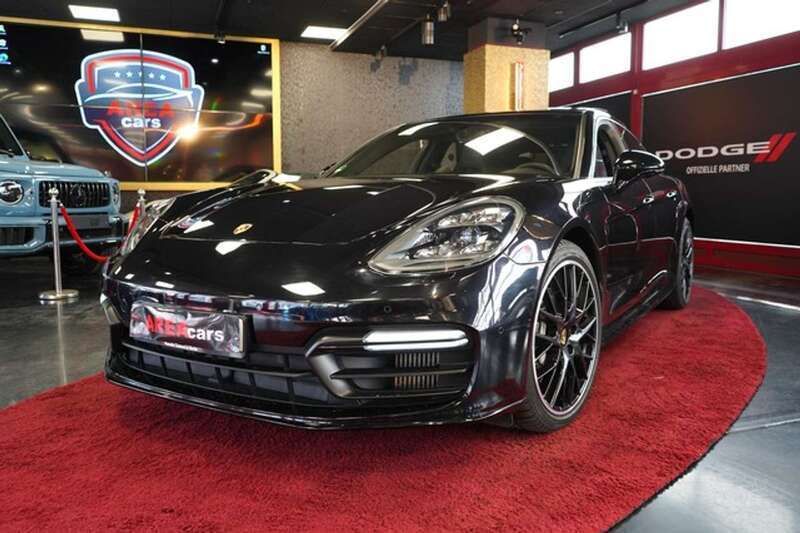 Tiefschwarzmetallic Gebraucht 2018 Porsche Panamera 4S Chrono Limousine | 64.900 € (Superpreis) - Bild 1/3