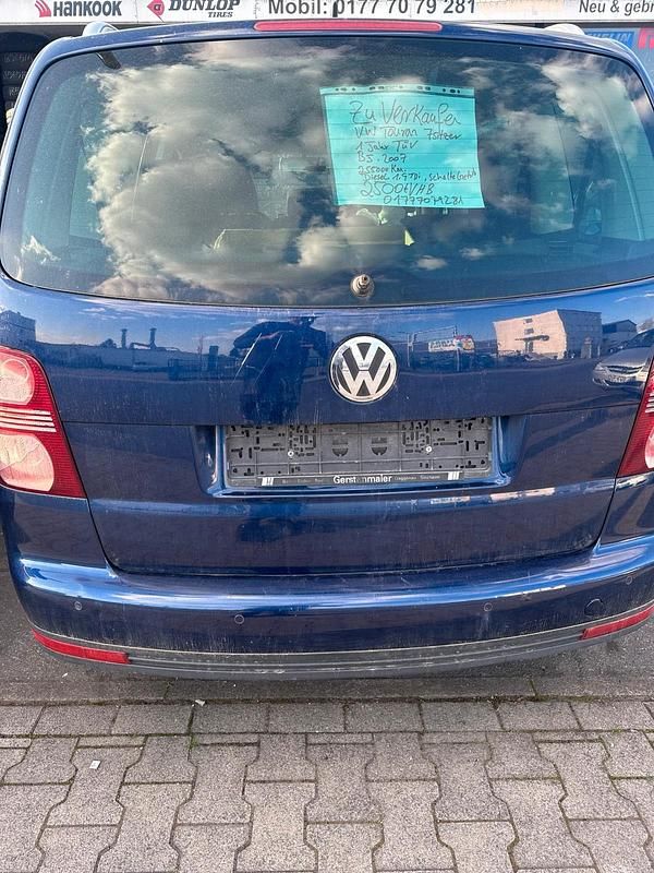 Gebraucht VW Touran 140 PS (102 kW) 2007 Blau Van / Kleinbus
