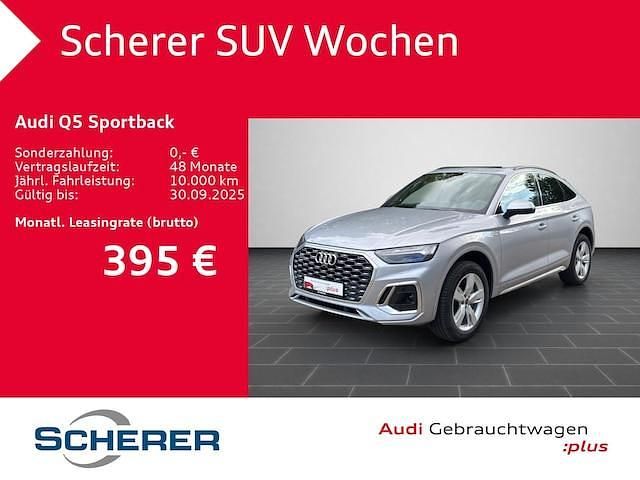 Florettsilber metallic (metallic) Gebraucht 2024 Audi Q5 Sportback Ambiente SUV | 47.490 € (Superpreis) - Bild 1/4