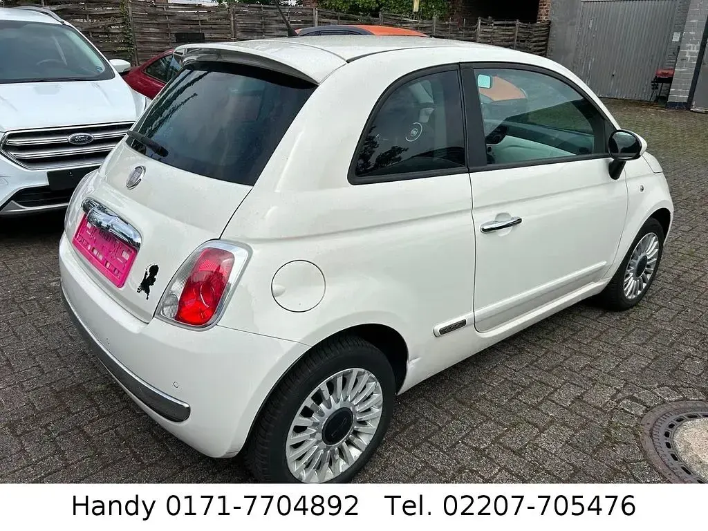 Gebraucht Fiat 500 69 PS (50 kW) 2009 Weiß Cabrio
