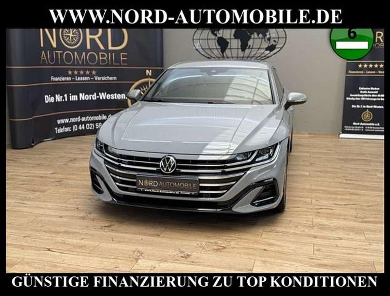 Mondsteingrau (metallic) Gebraucht 2022 VW Arteon R-line Kombi | 28.700 € (Fairer Preis) - Bild 1/3