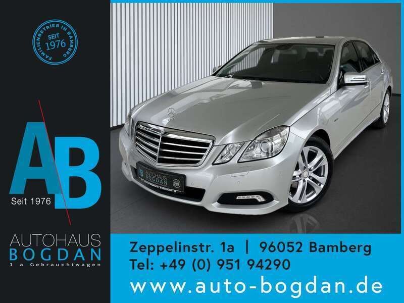 Silber Gebraucht 2009 Mercedes E220 Avantgarde Limousine | 16.980 € (Teuer) - Bild 1/4