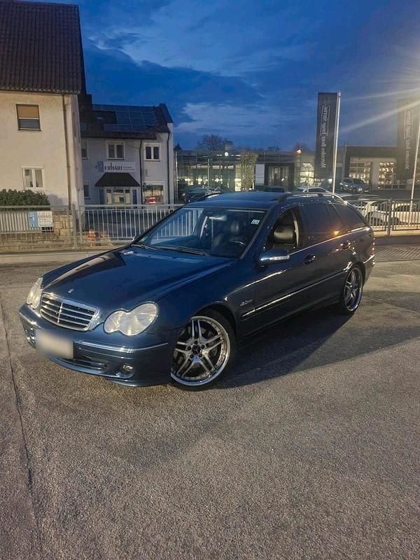 Usata Mercedes C280 AMG 231 CV (169 kW) 2006 Blu Station wagon